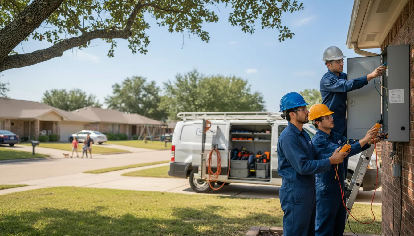 Certified electrician providing emergency electrical services in Bonaire, GA